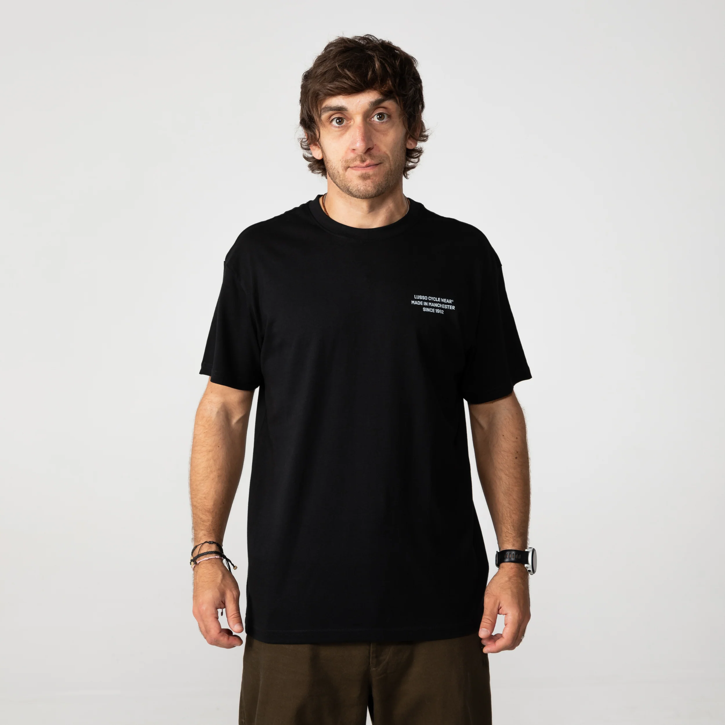 Lusso Cycle Wear T Shirt - Black - Image 3